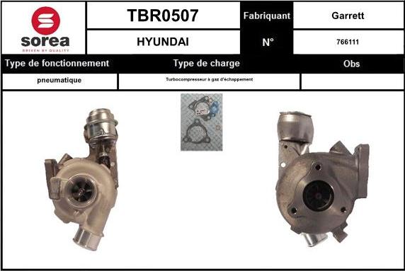 Sera TBR0507 - Kompresors, Turbopūte autospares.lv