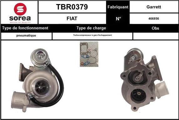 Sera TBR0379 - Kompresors, Turbopūte autospares.lv