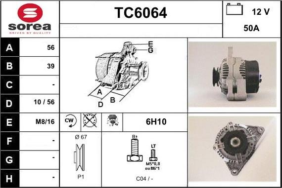 Sera TC6064 - Ģenerators autospares.lv