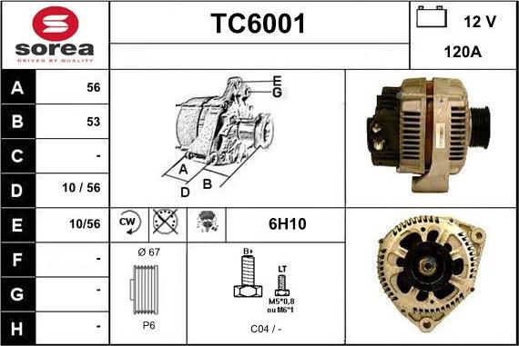 Sera TC6001 - Ģenerators autospares.lv