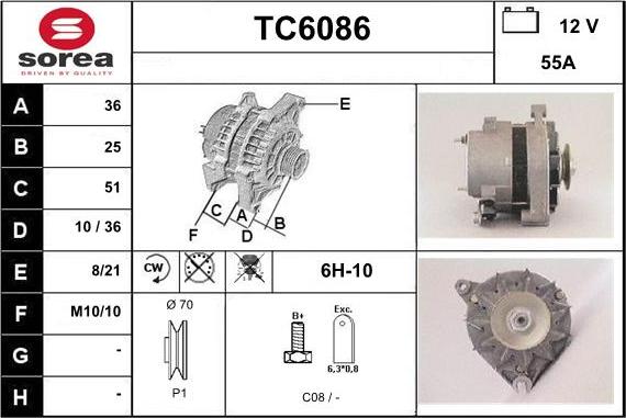 Sera TC6086 - Ģenerators autospares.lv