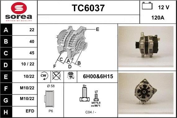 Sera TC6037 - Ģenerators autospares.lv