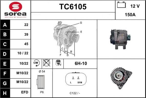 Sera TC6105 - Ģenerators www.autospares.lv