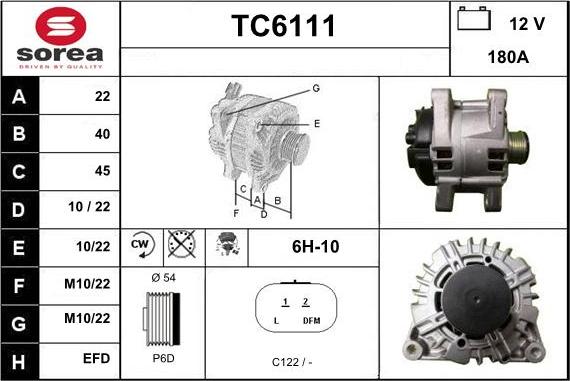 Sera TC6111 - Ģenerators autospares.lv