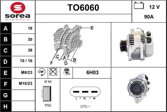 Sera TO6060 - Ģenerators autospares.lv