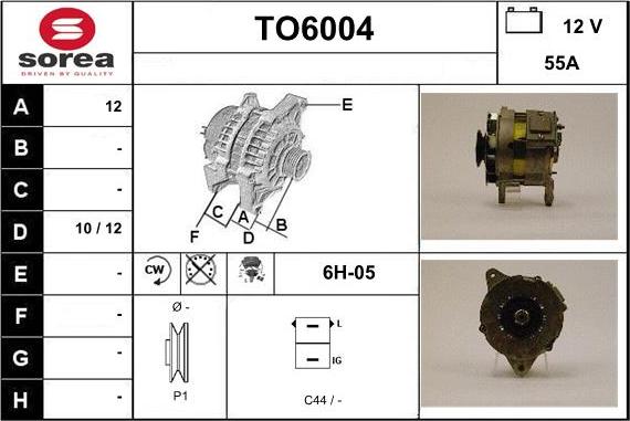 Sera TO6004 - Ģenerators autospares.lv