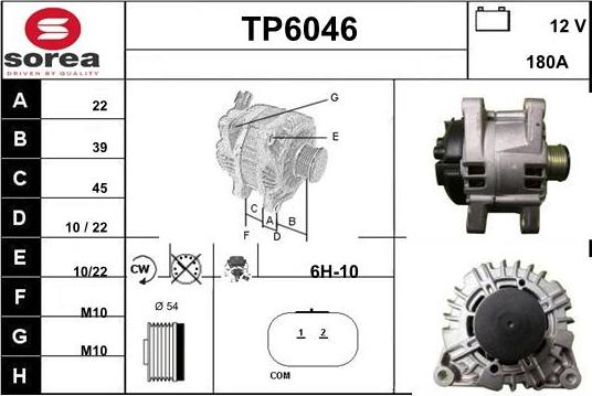 Sera TP6046 - Генератор www.autospares.lv