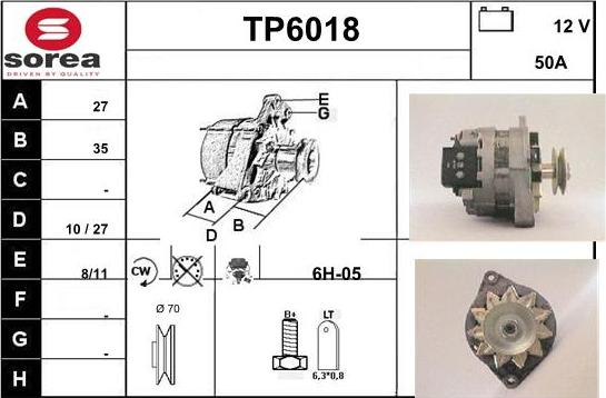 Sera TP6018 - Ģenerators autospares.lv