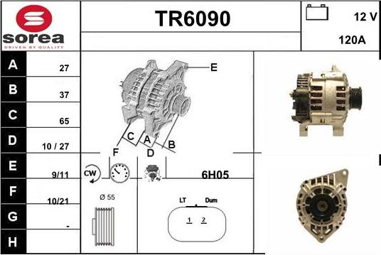 Sera TR6090 - Ģenerators www.autospares.lv