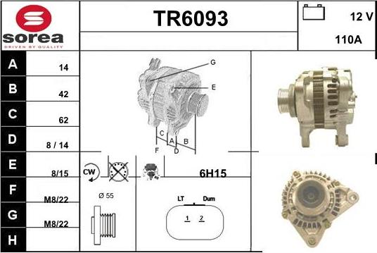 Sera TR6093 - Ģenerators autospares.lv