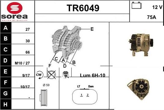 Sera TR6049 - Ģenerators autospares.lv