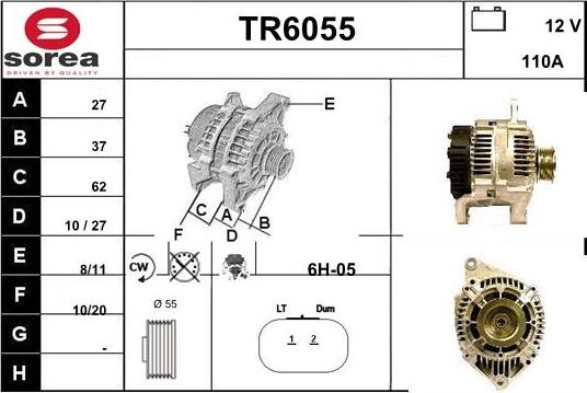 Sera TR6055 - Ģenerators www.autospares.lv