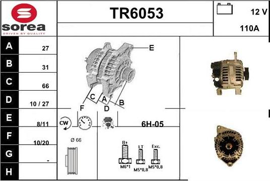 Sera TR6053 - Ģenerators autospares.lv