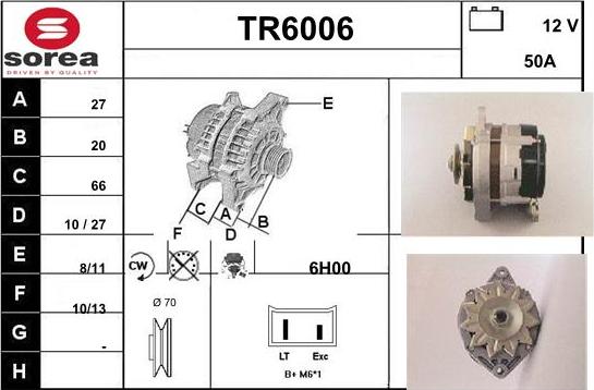 Sera TR6006 - Ģenerators autospares.lv