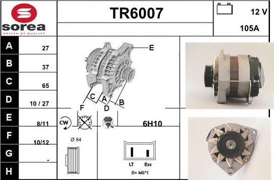 Sera TR6007 - Ģenerators www.autospares.lv