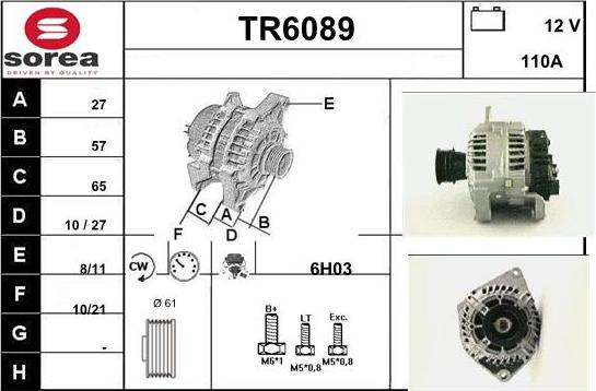 Sera TR6089 - Ģenerators autospares.lv