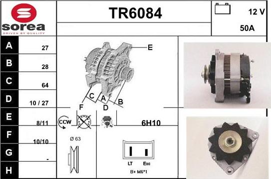 Sera TR6084 - Генератор www.autospares.lv