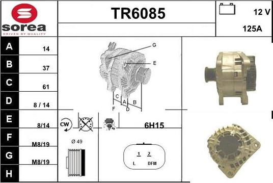 Sera TR6085 - Ģenerators www.autospares.lv