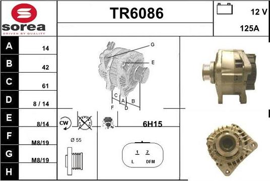 Sera TR6086 - Ģenerators www.autospares.lv