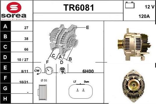 Sera TR6081 - Ģenerators autospares.lv