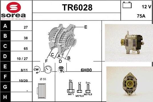 Sera TR6028 - Ģenerators autospares.lv