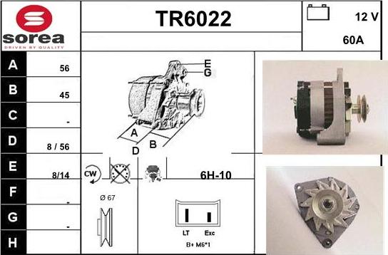 Sera TR6022 - Ģenerators www.autospares.lv