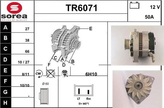 Sera TR6071 - Ģenerators www.autospares.lv