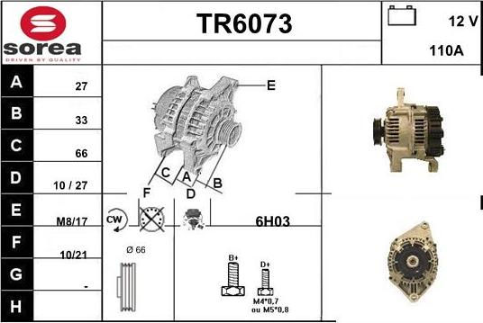 Sera TR6073 - Ģenerators autospares.lv