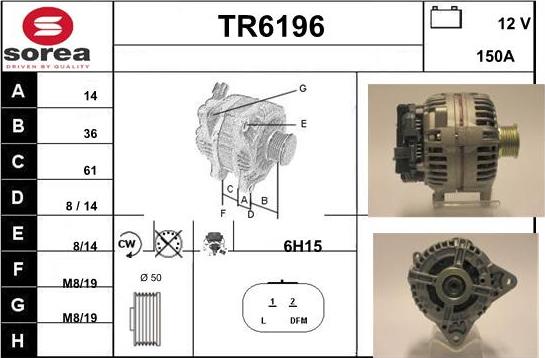 Sera TR6196 - Ģenerators autospares.lv