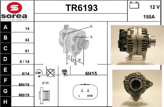 Sera TR6193 - Ģenerators autospares.lv