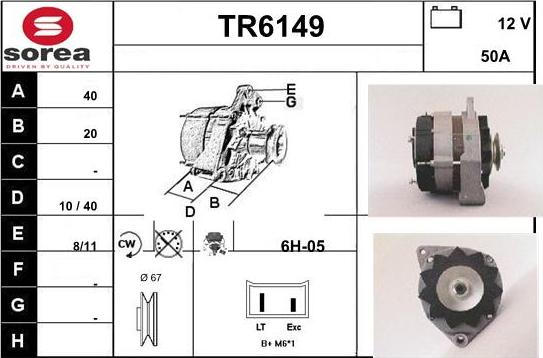 Sera TR6149 - Ģenerators www.autospares.lv