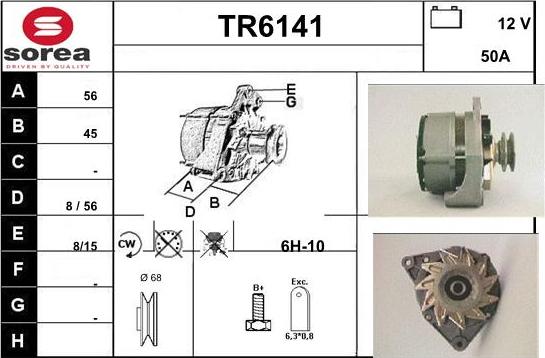 Sera TR6141 - Ģenerators autospares.lv