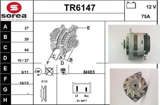 Sera TR6147 - Ģenerators autospares.lv