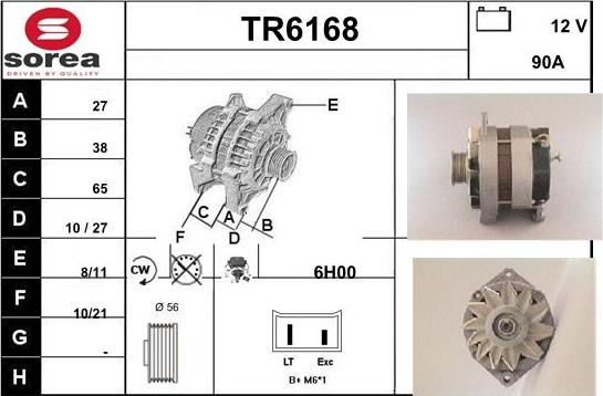 Sera TR6168 - Ģenerators autospares.lv