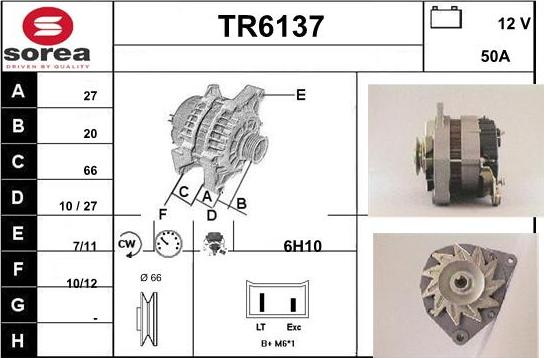 Sera TR6137 - Ģenerators www.autospares.lv