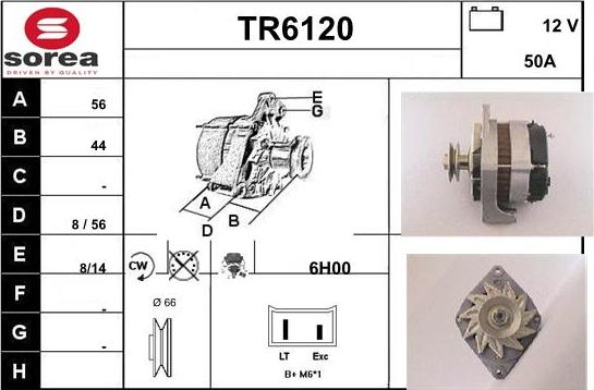 Sera TR6120 - Ģenerators www.autospares.lv