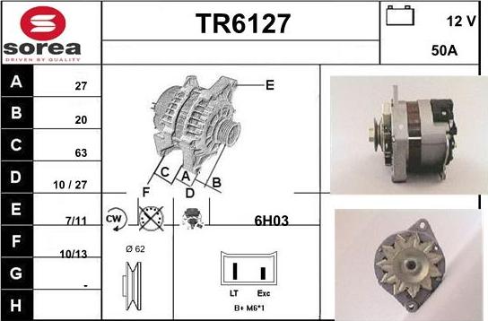 Sera TR6127 - Ģenerators autospares.lv