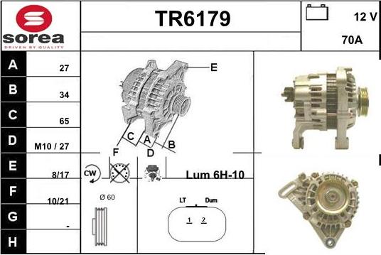 Sera TR6179 - Ģenerators autospares.lv