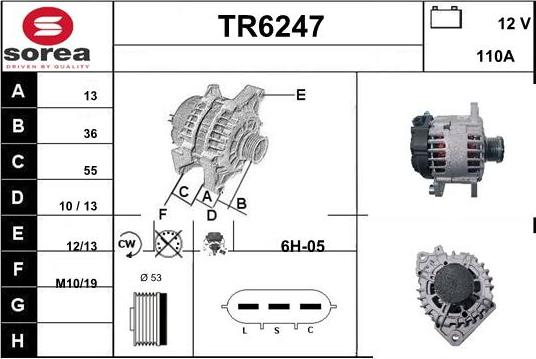 Sera TR6247 - Ģenerators www.autospares.lv