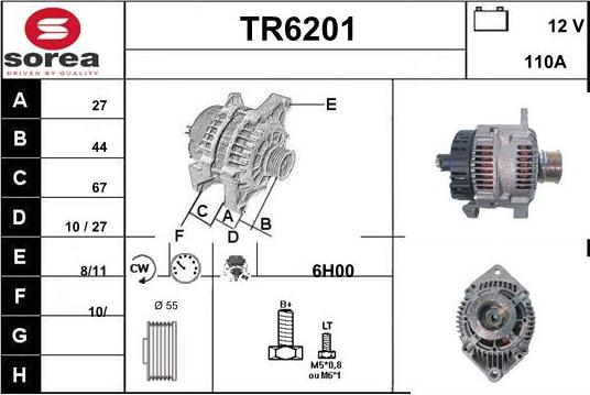 Sera TR6201 - Ģenerators autospares.lv