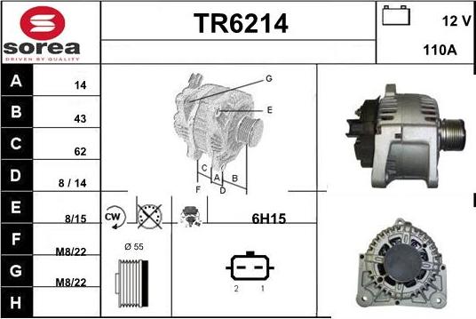 Sera TR6214 - Ģenerators autospares.lv