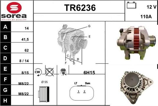 Sera TR6236 - Ģenerators autospares.lv