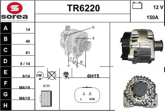 Sera TR6220 - Генератор www.autospares.lv