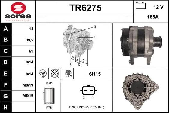 Sera TR6275 - Ģenerators autospares.lv