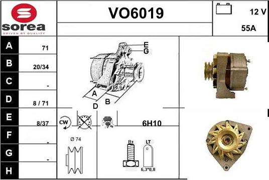 Sera VO6019 - Ģenerators autospares.lv