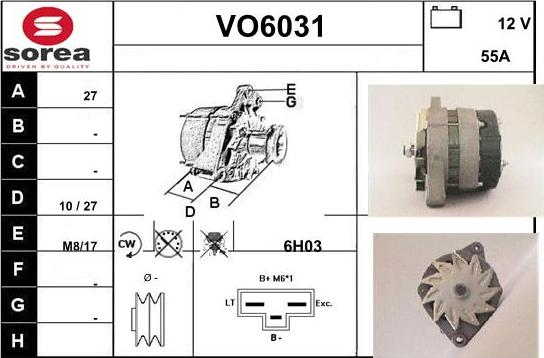 Sera VO6031 - Ģenerators autospares.lv