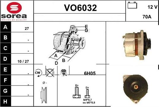 Sera VO6032 - Генератор www.autospares.lv