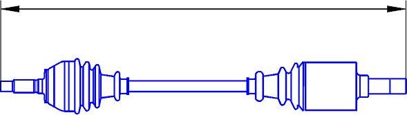 Sercore 12424 - Piedziņas vārpsta www.autospares.lv