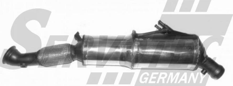 SERVOTEC STPF0811 - Сажевый / частичный фильтр, система выхлопа ОГ www.autospares.lv