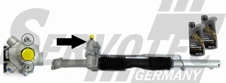 SERVOTEC STSR277LXSET - Рулевой механизм, рейка www.autospares.lv